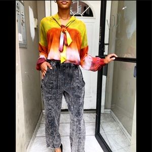 Aquarius Cocktail corduroy slouch pants